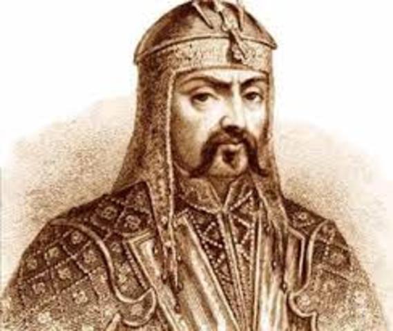 Gengis Khan died.
