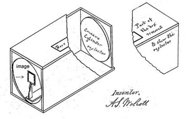 Alexander Wolcott received the first American Patent for his camera