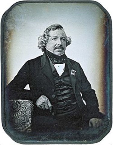 Louis Daguerre's first photograph that didn't fade.