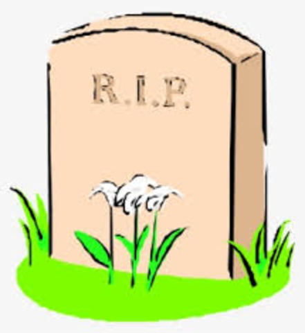 My grandma Barb died.