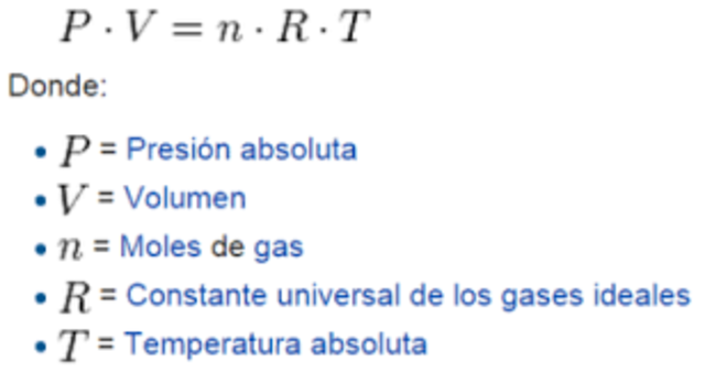Creación ecuación que relaciona la presión y la temperatura de los gases