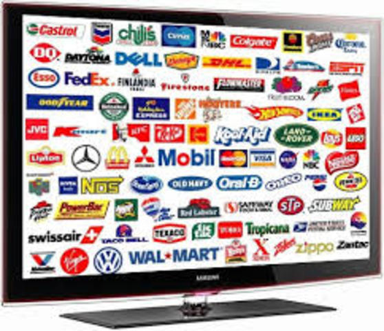 Publicidad en televisión.