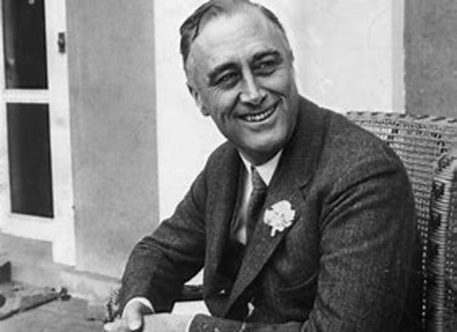 FDR is elected and becomes president