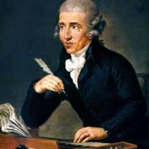Franz Joseph Haydn composes his 102nd symphony...