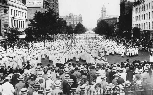 Klansmen March