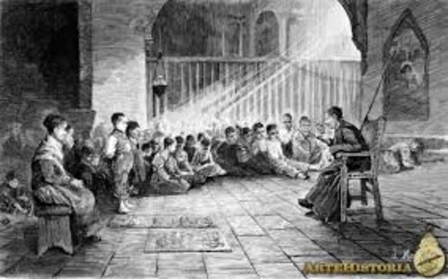 Entre los protestantes, los metodistas, por ejemplo, impulsaron las escuelas dominicales que, aunque pretendieran utilizar la escuela como venículo de formación religiosa, posibilitaban el acceso de los niños pobres y necesitados al saber.