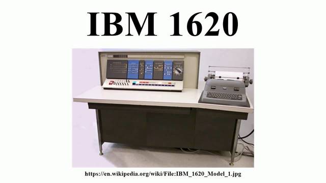 Mainframe  IBM 1620