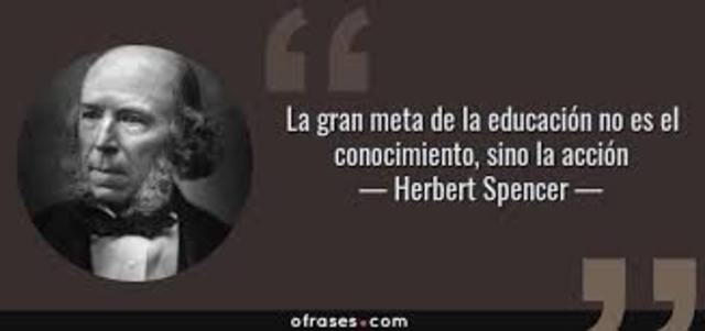 Herbert Spencer valoró el principio de la formación científica en la educación. Buscó saber qué conocimientos realmente contaban para que los individuos se desarrollaran.