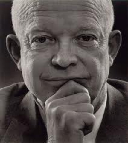 Eisenhower reelected