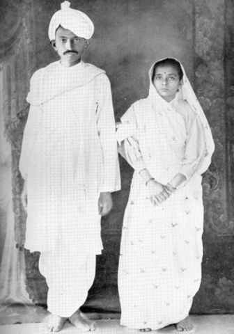 Gandhi married Kasturba Makhanji at the age of 14