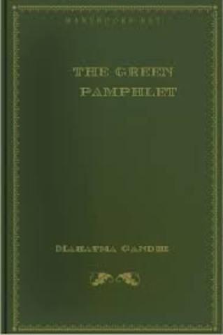 Gandhi publishes the "Green Pamphlet"