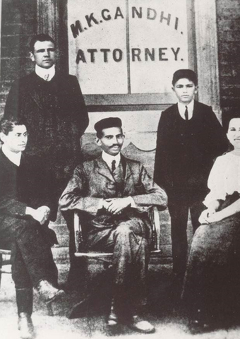 Gandhi goes to law school