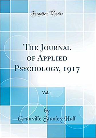 Journal of Applied Psychology