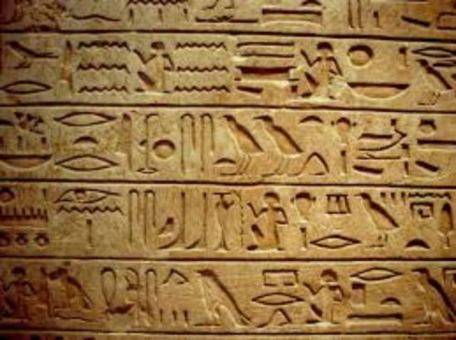 Start of Egyptian language