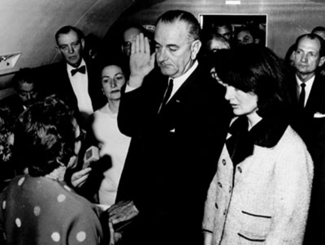Lyndon B. Johnson Innaugurated as President