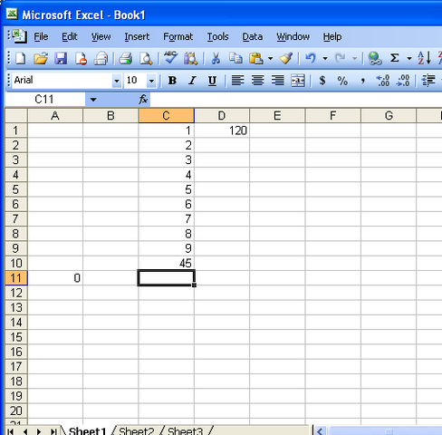 Excel 2003
