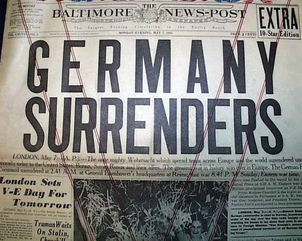Surrender of Germany