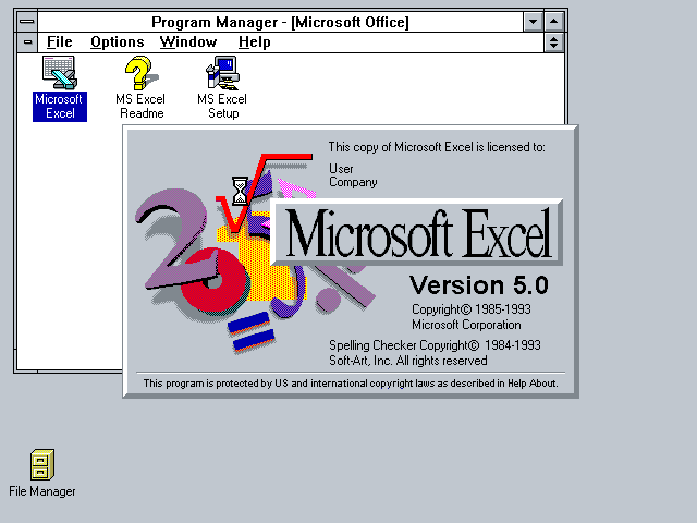 MICROSOFT EXCEL 5.0