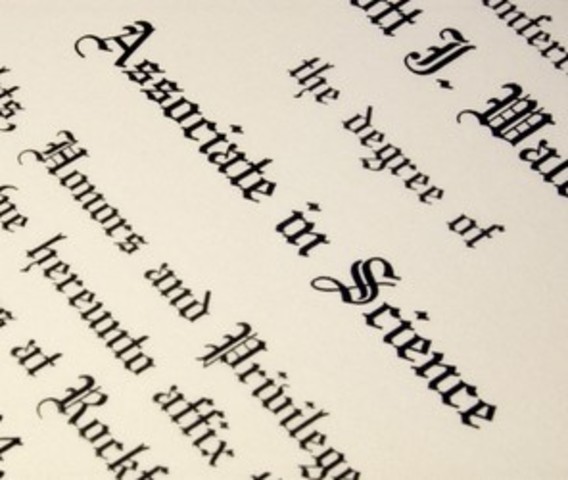 Associate's in Science from CFCC