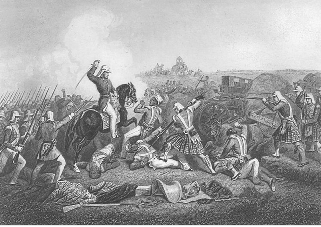 The Indian rebellion began