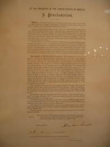 Emancipation Proclamation issued