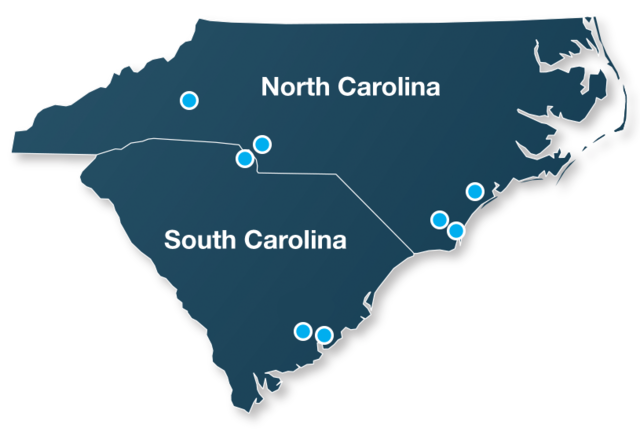 North and South Carolina