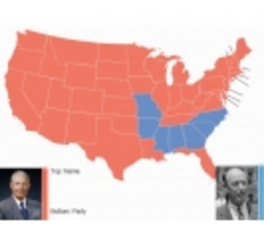 Eisenhower wins reelection