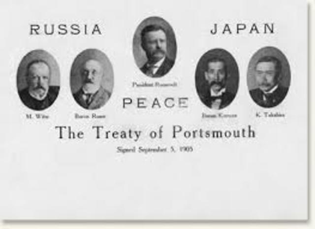 Treaty of Portsmouth Signed