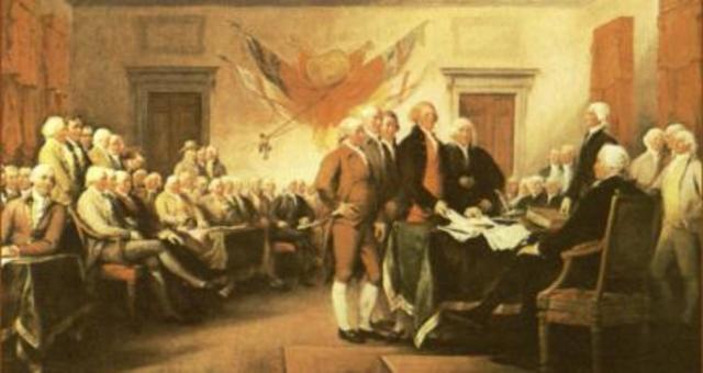 A Függetlenségi Nyilatkozat elfogadása