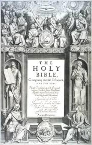 King James Version of the Bible Published