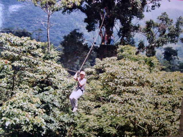 Hace siete años que yo hice Zipline en Costa Rica