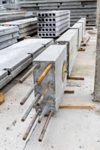 Mezcla de hormigón y acero (S XIX)