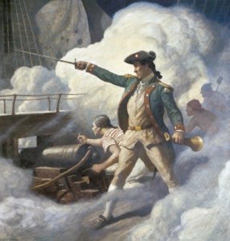 John Paul Jones captures the Serapis