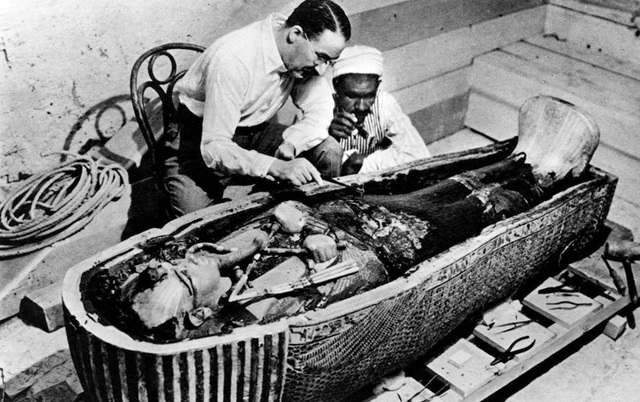 descubrimiento de la tumba de tuntakamon