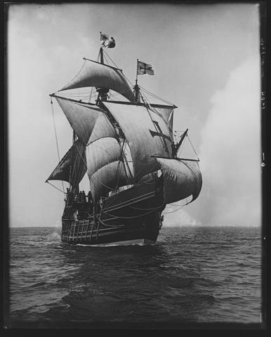 Columbus sets out to find the New World