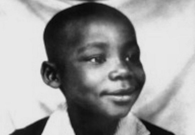 MLK as a boy in First grade.