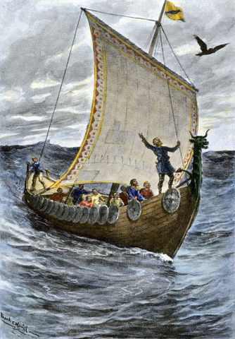 Beginning of the Viking Raids of Britain