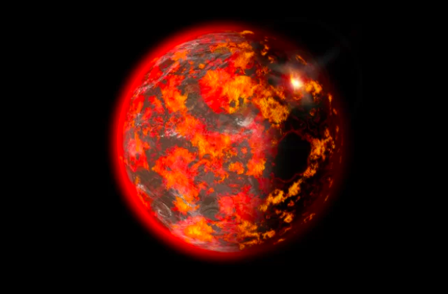 Planetary Cooling 4-3.8 billion years ago