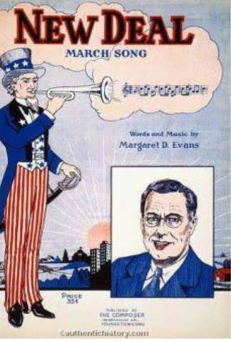 Comienza el programa de New Deal, impulsado por Roosevelt