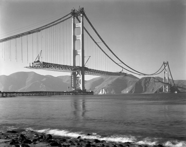 Apertura del puente Golden Gate, en la bahía de San Francisco