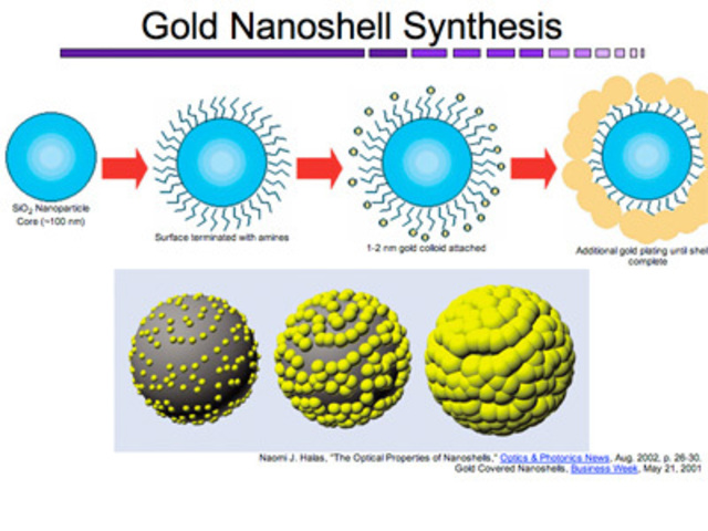 Desarrollaron nanoshells de oro