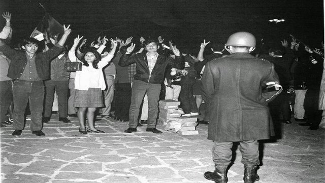 Ocupación de ciudad universitaria por el ejercito