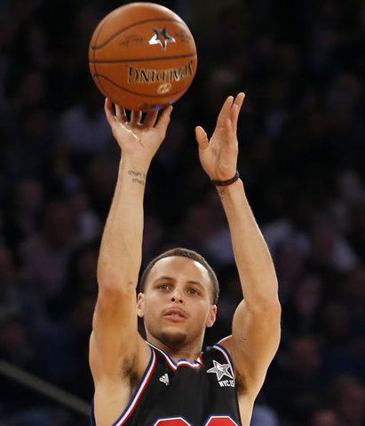 Steph Leads All Star Vote & Wins 3-Pt Contest