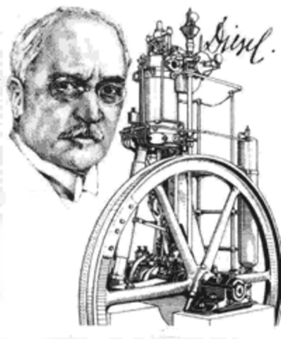 Rudolf Diesel crea el motor de combustión