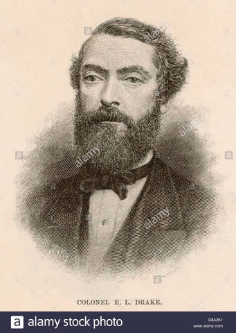 Se empieza a comercializar el petróleo por Edwin Drake