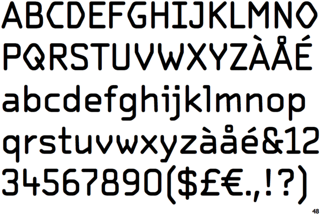 Creación de la fuente OCR-A