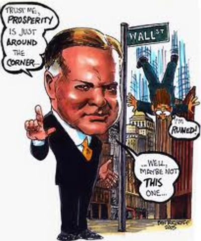 Herbert Hoover takes office