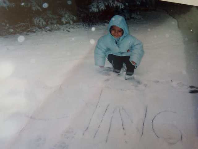 MI primer dia de nieve