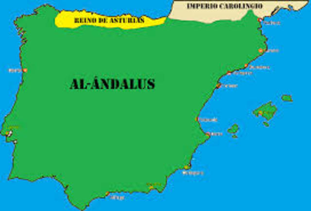 Al-Alandalus banaketa.