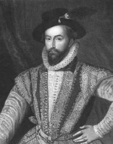 Sir Walter Raleigh establishes Roanoke